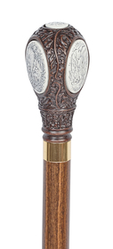 Acanthus Wildlife Moulded Top Collectors Stick