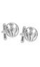 Pierced Thistle Silver Plated Cufflinks Thumbnail