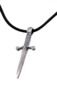 Claymore Gents Thong Pewter Pendant Thumbnail