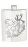 6oz Stag Pewter Flask Thumbnail