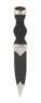 Nevis Thistle Sgian Dubh With Stone Top Thumbnail