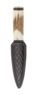 Staghorn Thistle Bottle Open Sgian Dubh With Blackwood Thumbnail
