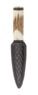 Scottish Staghorn Thistle Sgian Dubh With Blackwood Thumbnail