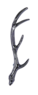 Antler Gunmetal Kilt Pin Thumbnail