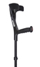 Black Comfy Grip Handle Adjustable Crutch Thumbnail