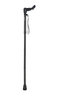 Black Anatomical Handle Folding Stick (Left Hand) Thumbnail