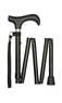 Black Folding Stick Thumbnail