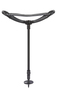 Black Leather Shooting Stick with Black Shaft Thumbnail