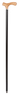Black & Natural Crutch Handle Stick Thumbnail