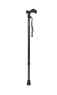 Black Petite Anatomical Handle Adjustable Stick (Right Hand) Thumbnail