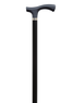 Black Soft Touch Crutch Handle Stick Thumbnail