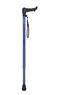 Blue Anatomical Handle Adjustable Stick (Left Hand) Thumbnail