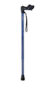 Blue Anatomical Handle Adjustable Stick (Right Hand) Thumbnail