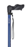 Blue Anatomical Handle Adjustable Stick (Right Hand) Thumbnail