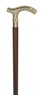 Brass Crutch Handle Collectors Stick Thumbnail