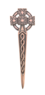 Celtic Cross Copper Kilt Pin Thumbnail