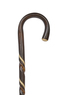 Chestnut Spiral Crook Handle Stick Thumbnail