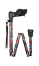 Fruit Pattern Short Folding Stick With Anatomical Handle (Right Hand) Thumbnail