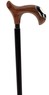 Horn Inlay Derby Handle Dress Cane Thumbnail
