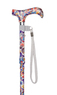 Mini Butterflies Pattern Folding Stick With Patterned Handle Thumbnail