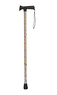 Multi Floral Pattern Adjustable Stick With Gel Grip Handle Thumbnail
