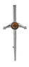 Sword Kilt Pin With Stone Thumbnail