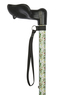 Wild Flowers Pattern Adjustable Stick With Anatomical Handle (Left Hand) Thumbnail