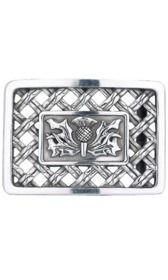 Thistle Open Weave Belt Buckle