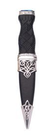 Lomond Sterling Silver Sgian Dubh With Stone