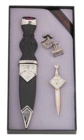 Masonic 3 Piece Gift Set With Stone Top