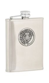 6oz Scotland Stainless Steel Flask