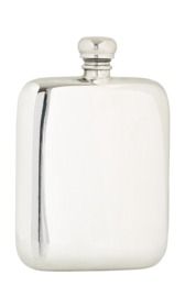 4oz Plain Pewter Flask