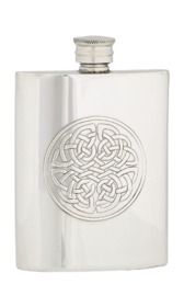 4oz Celtic Knot Pewter Flask