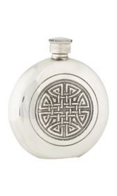 6oz Celtic Knot Pewter Flask