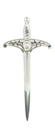 Scottish Silver Thistle Sword Kilt Pin