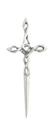 Celtic Knot Polished Kilt Pin