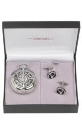 Stag Head 2 Piece Mechanical Watch Gift Set