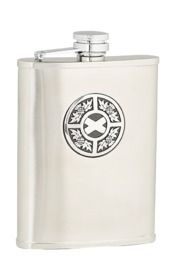 6oz Thistle & Saltire Stainless Steel Flask