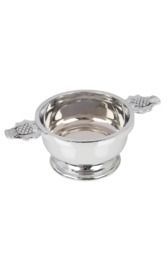 4" Thistle Chrome Plated Quaich 