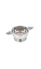 2.5" Thistle Chrome Plated Quaich 