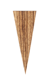 Trinach Kilt Pin - Zebrano Wood