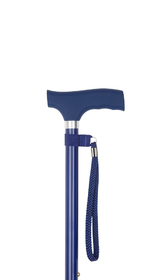 Blue Silicone Crutch Handle Adjustable Stick