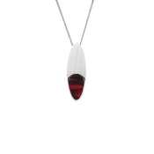 Lochan Satin Silver Pendant