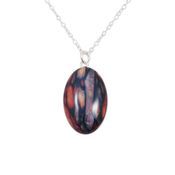 Oval Heather Pendant