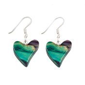 Quirky Heart Heather Earrings