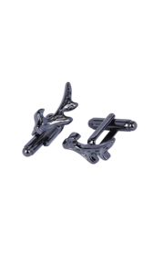 Antler Gunmetal Cufflinks 
