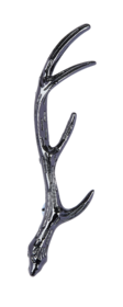 Antler Gunmetal Kilt Pin