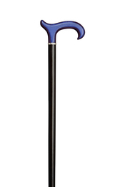 Black & Blue Derby Handle Stick