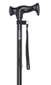 Black Crutch Handle Adjustable Stick
