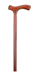 Brown Economy Extra Long Crutch Handle Stick